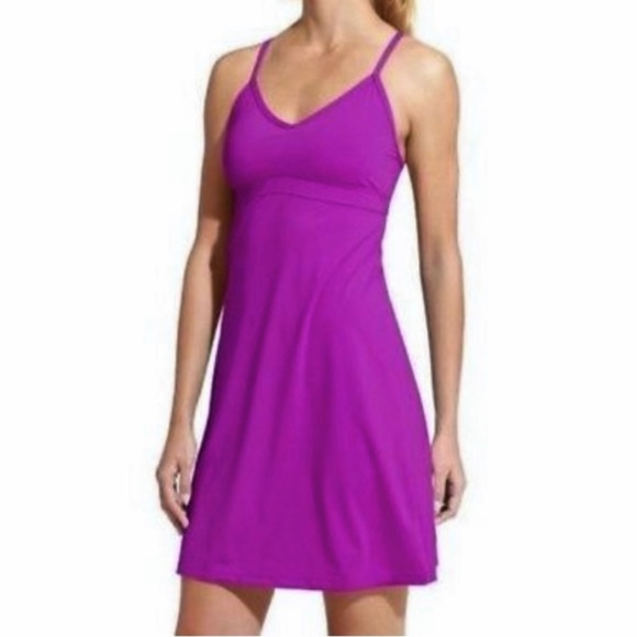 Athleta Purple Shorebreak Cover Up Swim Dress